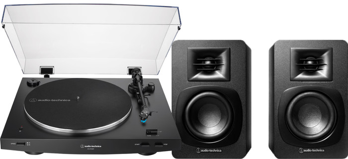 Audio-Technica AT-LP3XBT + Audio-Technica ATH-SP3X Black Main Image