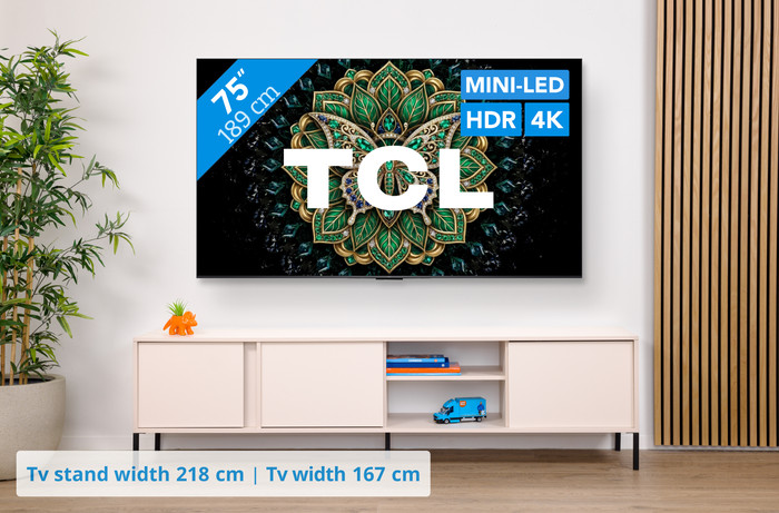 TCL QD Mini LED 75" C69K Pro (2026) visual Coolblue 1