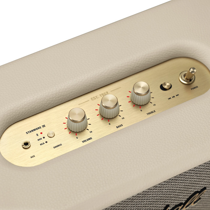 Marshall Stanmore III Speaker BT Cream detail