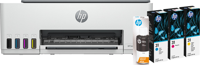 HP Smart Tank 5105 + 1 set extra inktflesjes Main Image