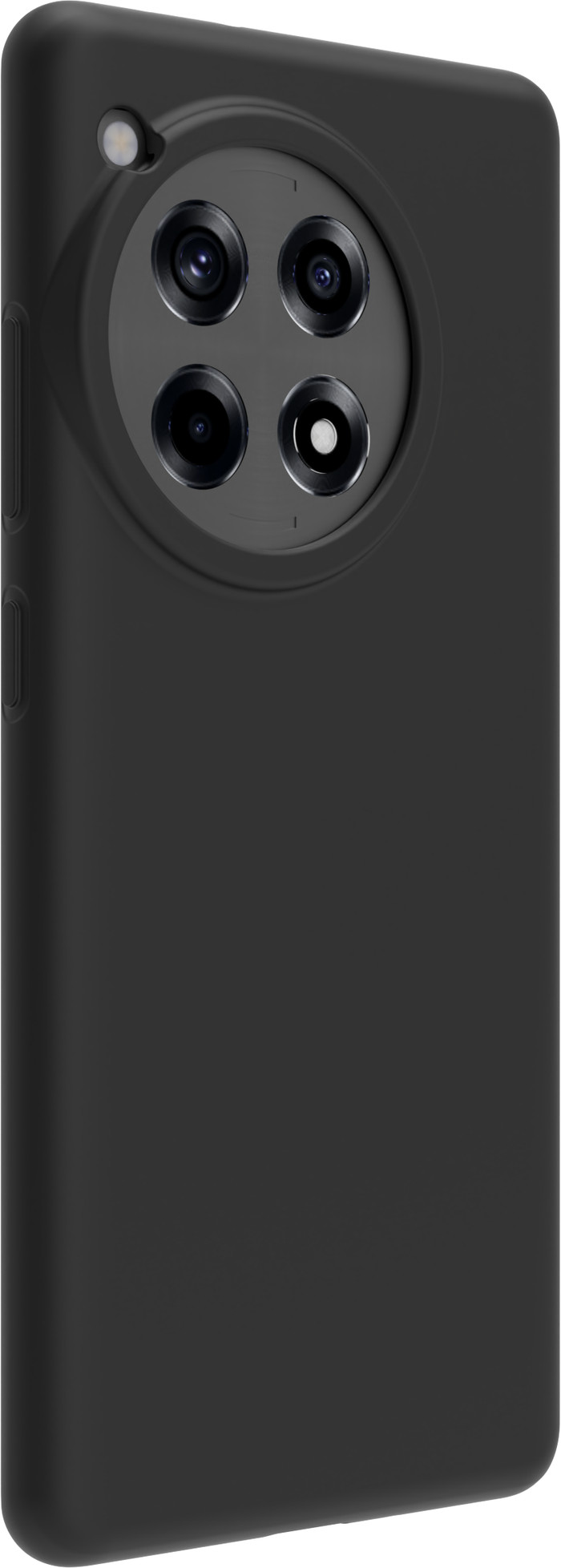 BlueBuilt Back Cover OnePlus 12R Zwart linkerkant