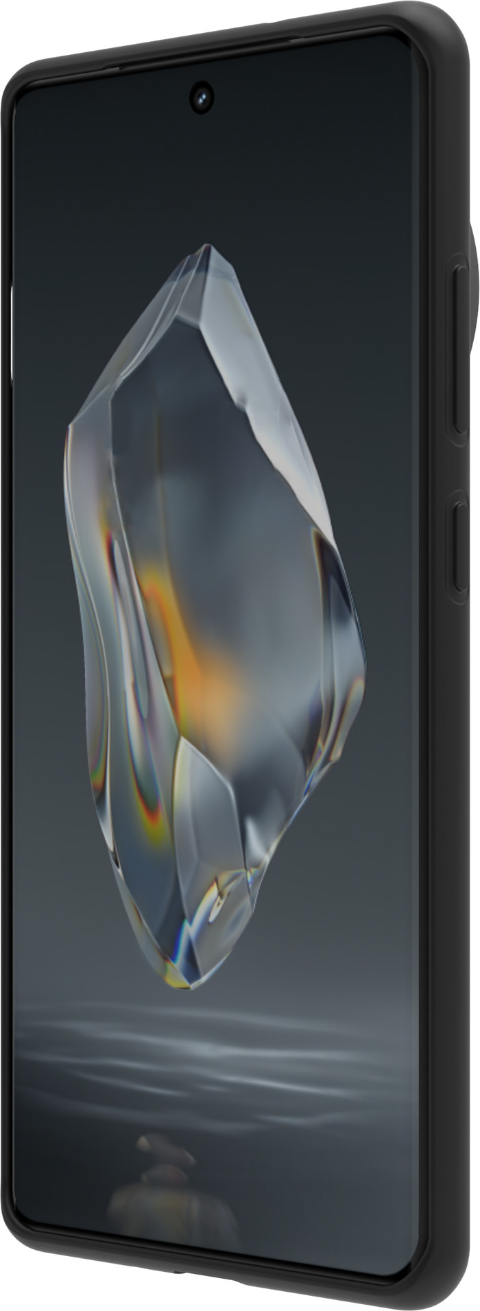 BlueBuilt Back Cover OnePlus 12R Zwart linkerkant