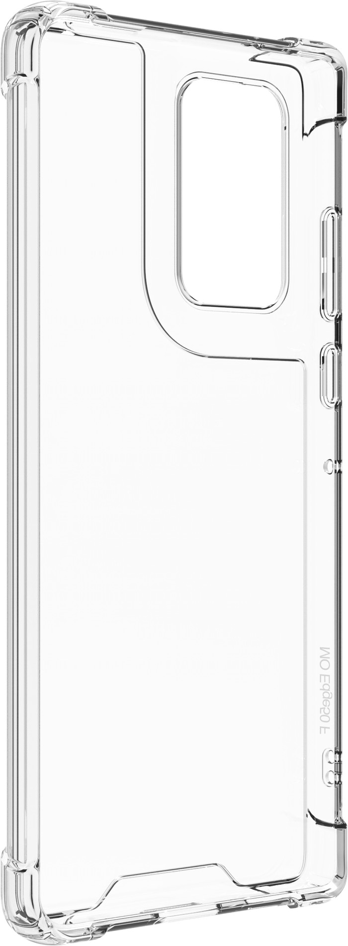 BlueBuilt Protective Back Cover Motorola Edge 50 Fusion Transparant linkerkant