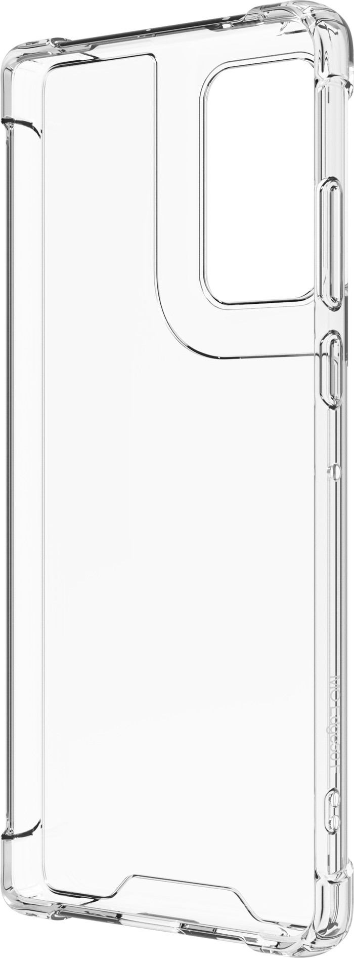 BlueBuilt Protective Back Cover Motorola Edge 50 Fusion Transparant linkerkant
