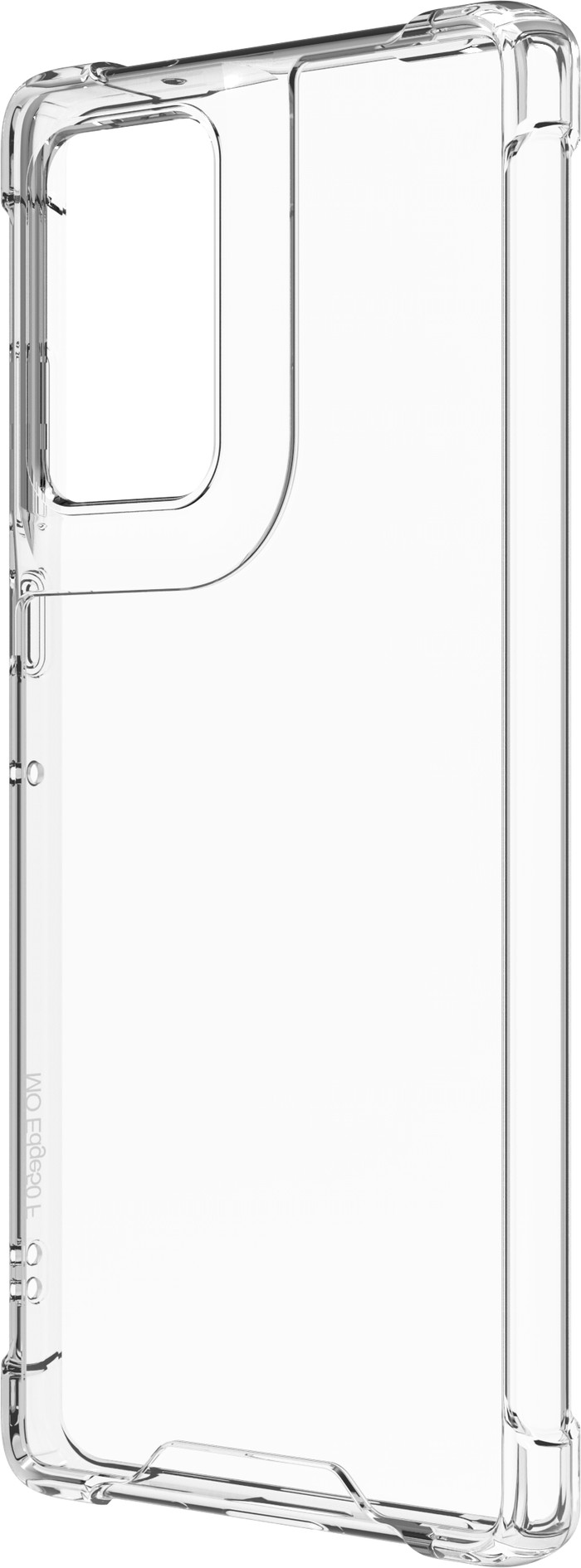 BlueBuilt Protective Back Cover Motorola Edge 50 Fusion Transparant rechterkant