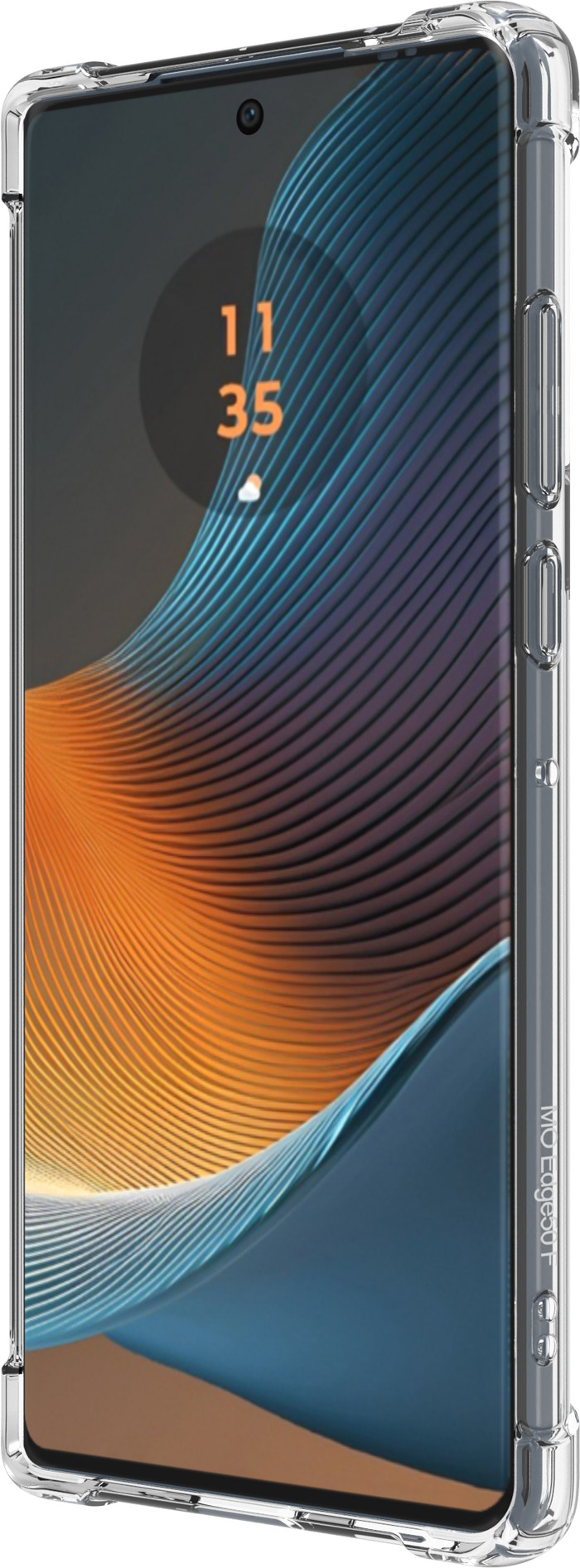 BlueBuilt Protective Back Cover Motorola Edge 50 Fusion Transparant linkerkant