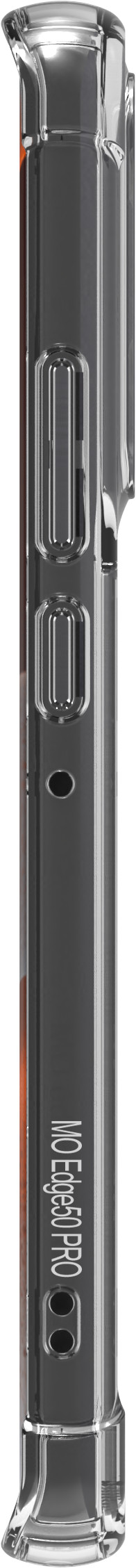 BlueBuilt Protective Back Cover Motorola Edge 50 Pro Transparant linkerkant