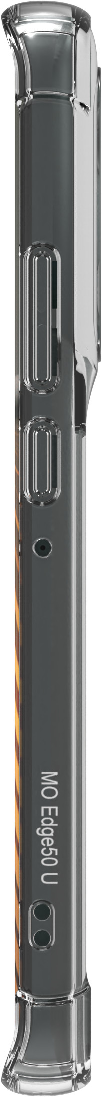 BlueBuilt Protective Back Cover Motorola Edge 50 Ultra Transparant linkerkant