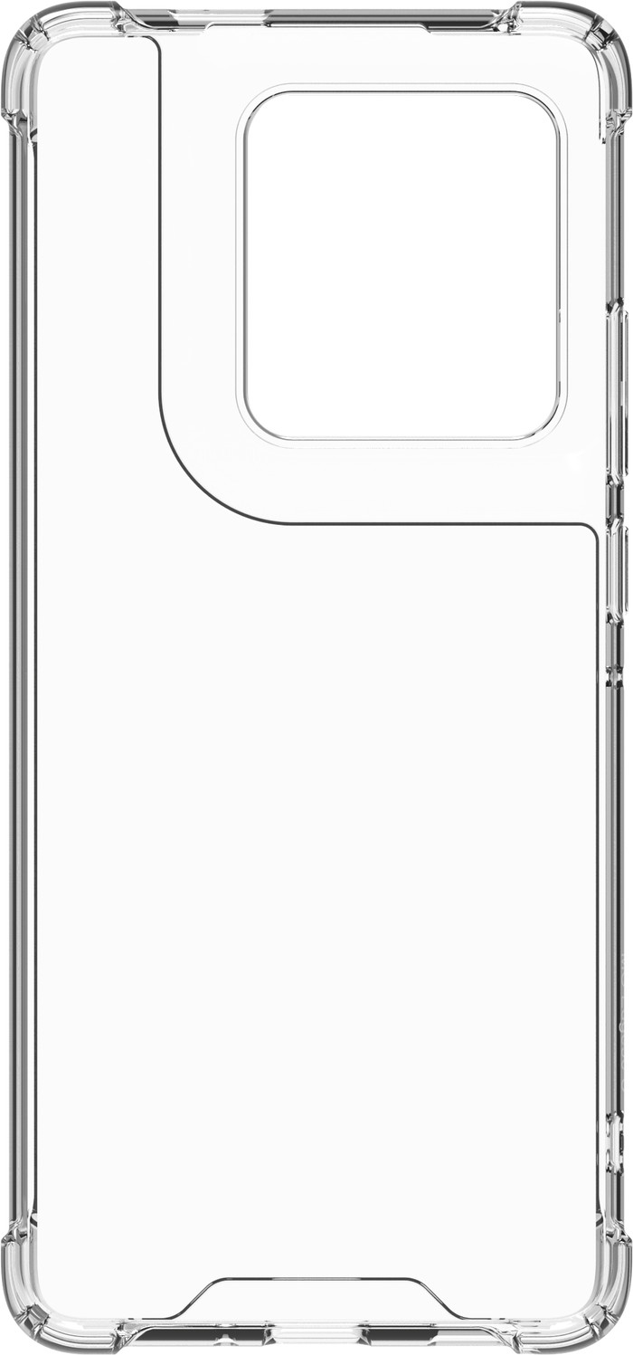 BlueBuilt Protective Back Cover Motorola Edge 50 Ultra Transparant voorkant