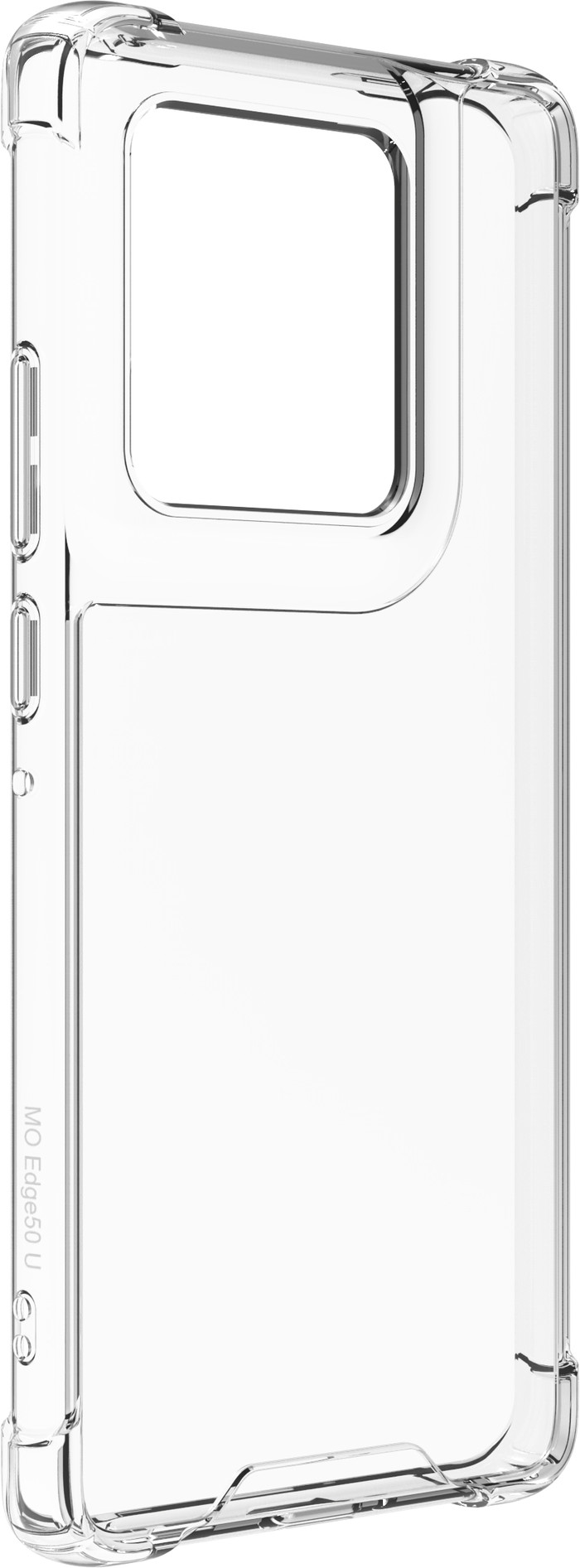 BlueBuilt Protective Back Cover Motorola Edge 50 Ultra Transparant linkerkant