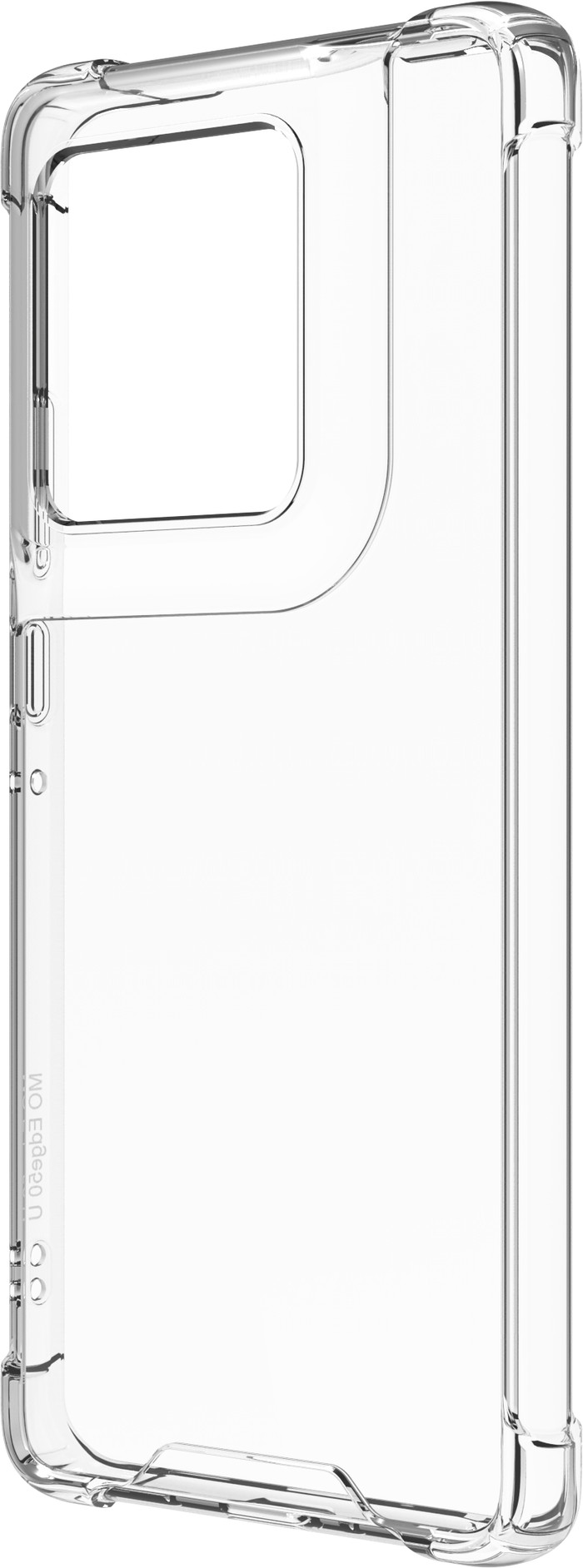 BlueBuilt Protective Back Cover Motorola Edge 50 Ultra Transparant rechterkant