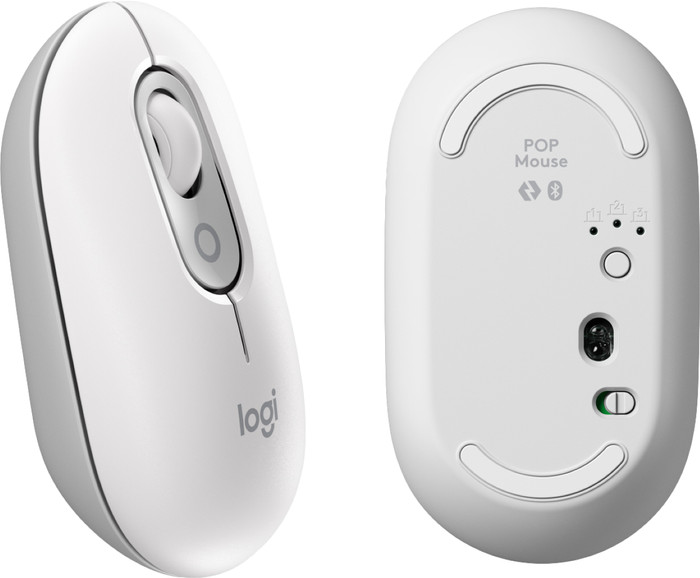 Logitech Pop Icon Combo Set Clavier et Souris Blanc AZERTY détail