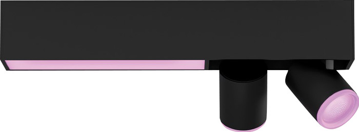 Philips Hue Centris Mounted Spot Light White and Color - Black - Rectangle - 2-spots Main Image