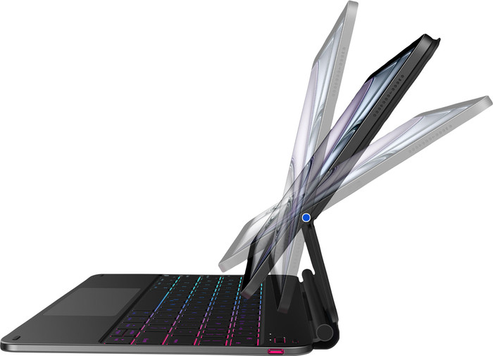 BlueBuilt Apple iPad Air (2025/2024) 11 inch Toetsenbord Hoes QWERTY Zwart detail
