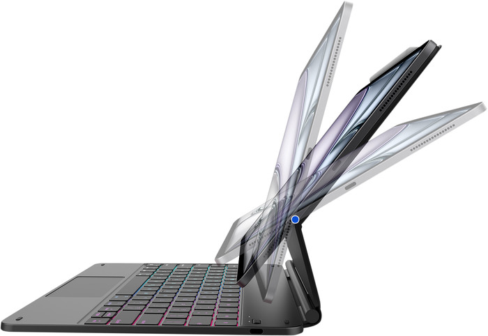 BlueBuilt Apple iPad Air (2025/2024) 13 inch Toetsenbord Hoes QWERTY Zwart detail