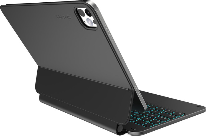 BlueBuilt Apple iPad Pro (2024) 11 inch Toetsenbord Hoes QWERTY Zwart linkerkant