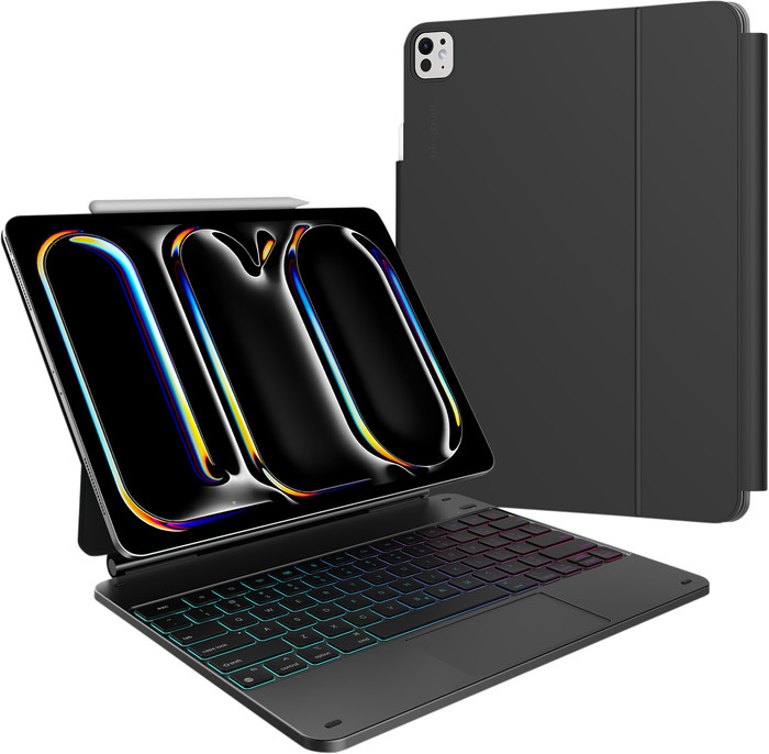 BlueBuilt Apple iPad Pro (2025/2024) 13 inch Toetsenbord Hoes QWERTY Zwart Main Image