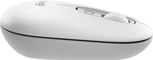 Logitech POP Wireless Mouse White left side
