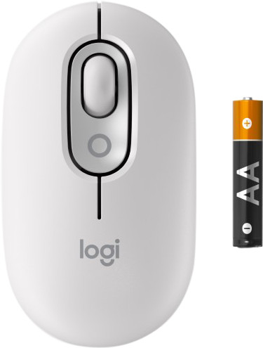Logitech POP Wireless Mouse White detail