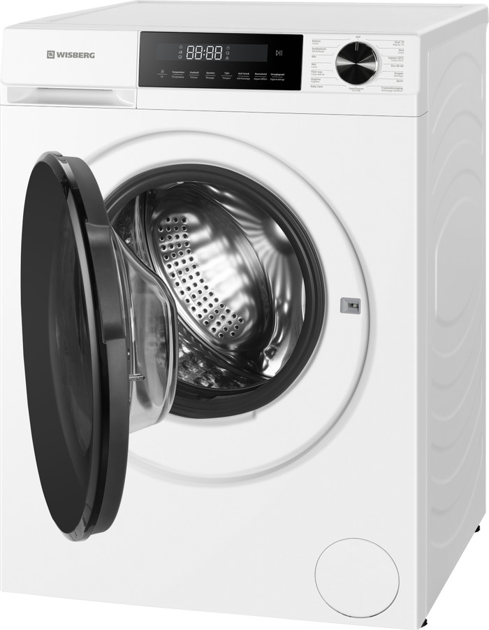 Wisberg WBWD85A2DWNB HygienicSteam - 8/5 kg binnenkant