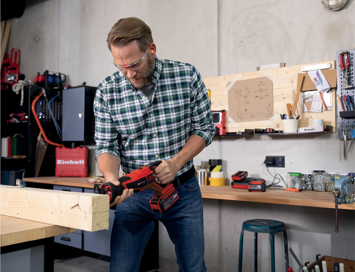 Einhell TP-AP 18/28 Li BL Solo (without battery) + Einhell E-Case S-F product in use