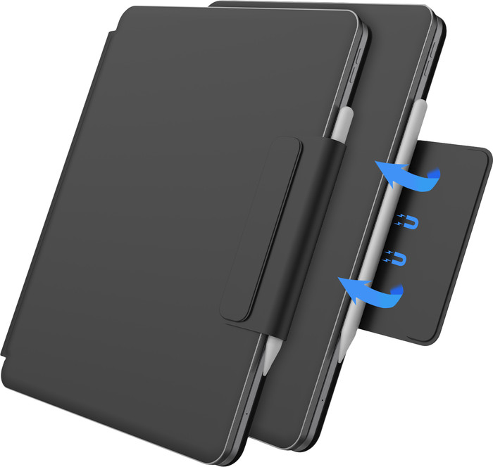 BlueBuilt Apple iPad Air (2024) 13 inches Keyboard Cover AZERTY Black detail