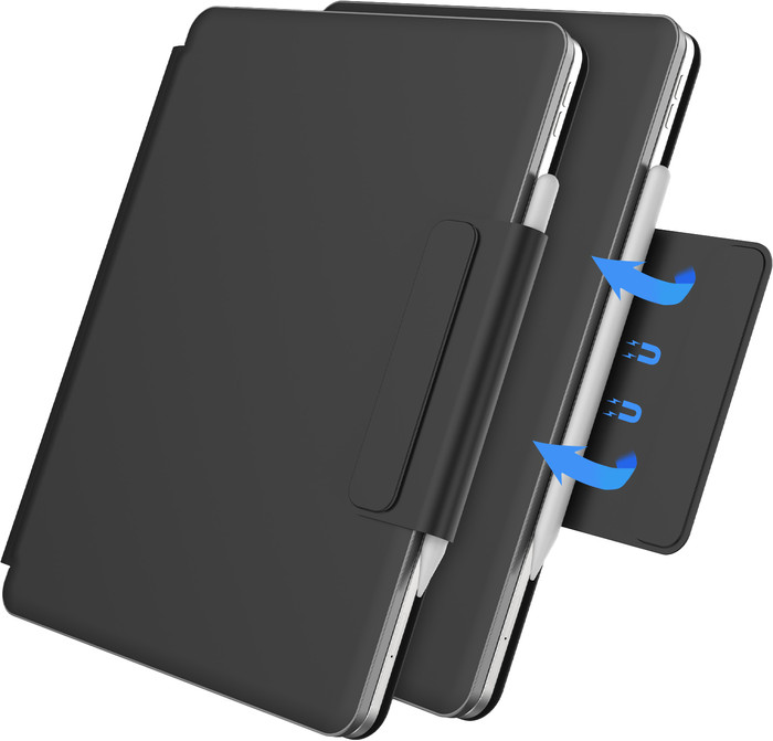 BlueBuilt Apple iPad Pro (2024) 13 inches Keyboard Cover AZERTY Black detail