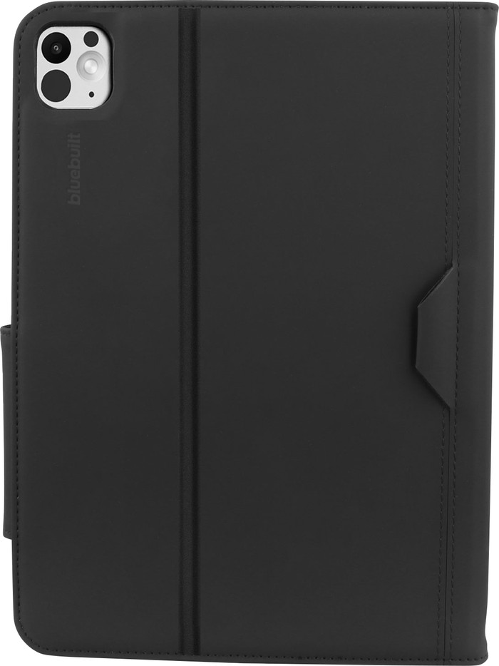 BlueBuilt Apple iPad Pro (2024) 13 inch Book Case Zwart achterkant
