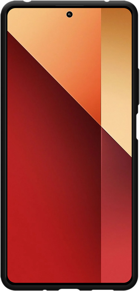 Just in Case Soft Design POCO M6 Back Cover Zwart voorkant