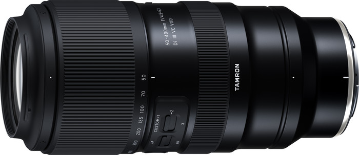 Tamron 50-400mm f/4.5-6.3 Di III VC VXD Nikon Z right side