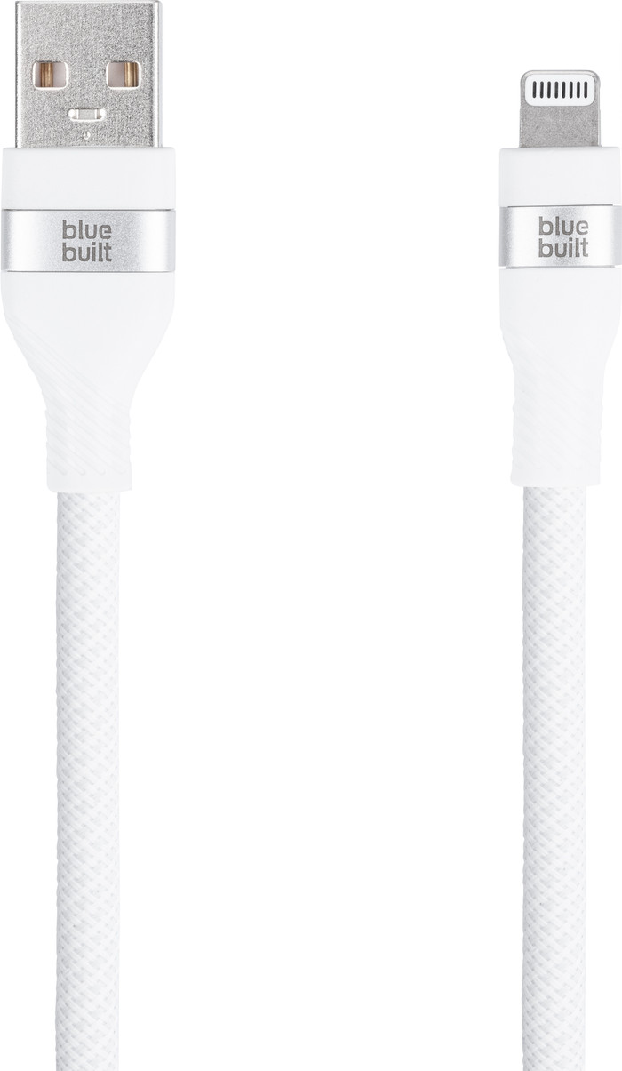 BlueBuilt Usb A naar Lightning Kabel 3m Nylon Wit Main Image