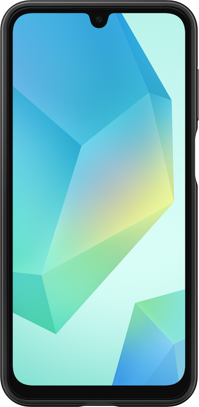 Samsung Galaxy A16 Card Slot Back Cover Zwart voorkant
