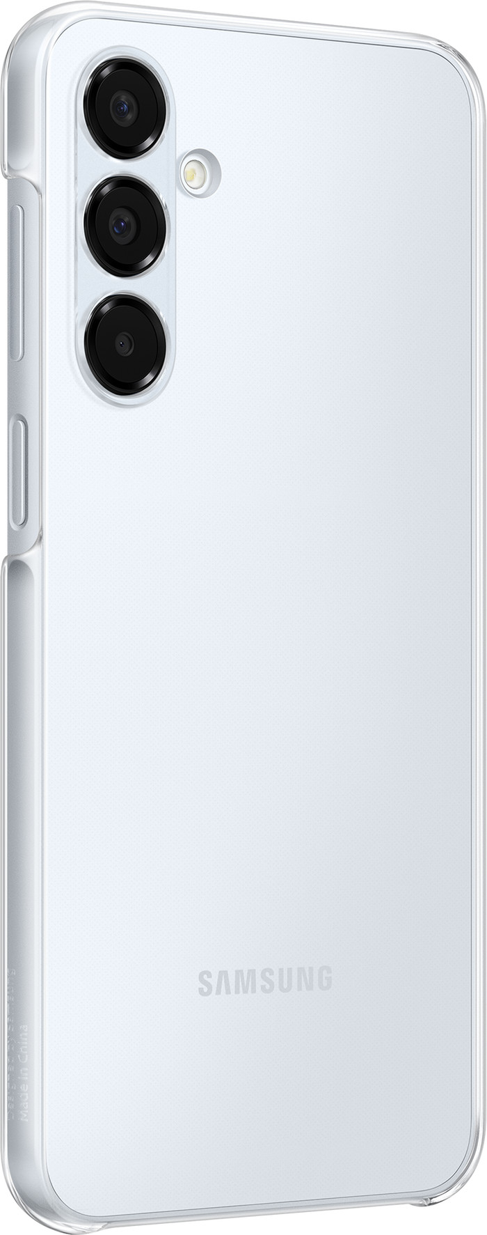 Samsung Galaxy A16 Soft Case Back Cover Transparant rechterkant