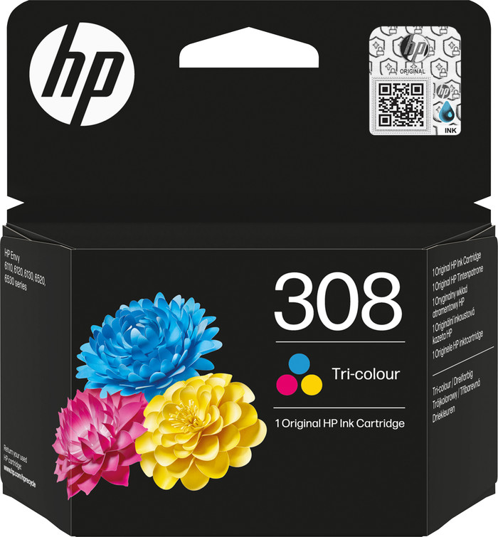 HP 308 Cartridges 3 Kleuren Pack Main Image