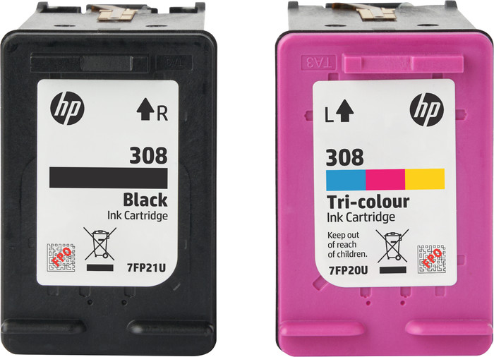 HP ENVY 6120e + 1 set extra cartridges bovenkant