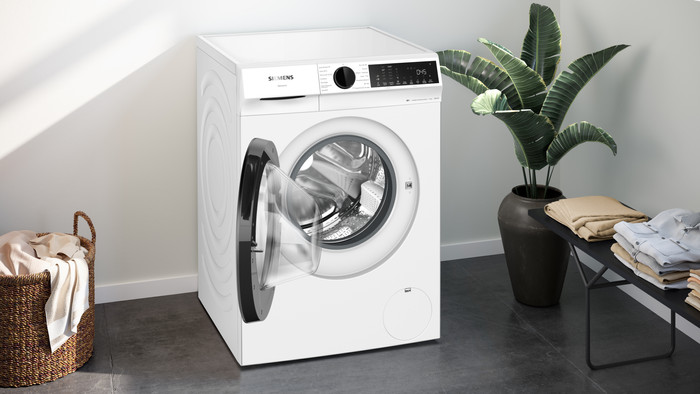 Siemens WG44J2A7NL intelligentDosing product in gebruik