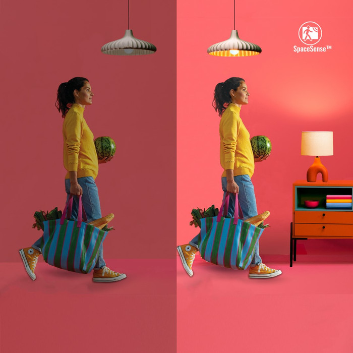 WiZ Edison Filament - Warm tot Koelwit Licht - E27 - Transparant product in gebruik