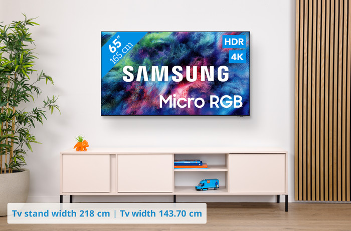 Samsung Micro RGB 65 inches R95H (2026) + Samsung HW-Q930H (2026) visual Coolblue 1