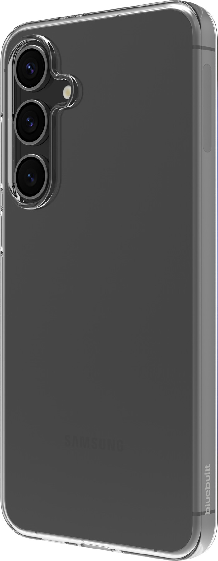 BlueBuilt Samsung Galaxy S24 FE Back Cover Transparent right side