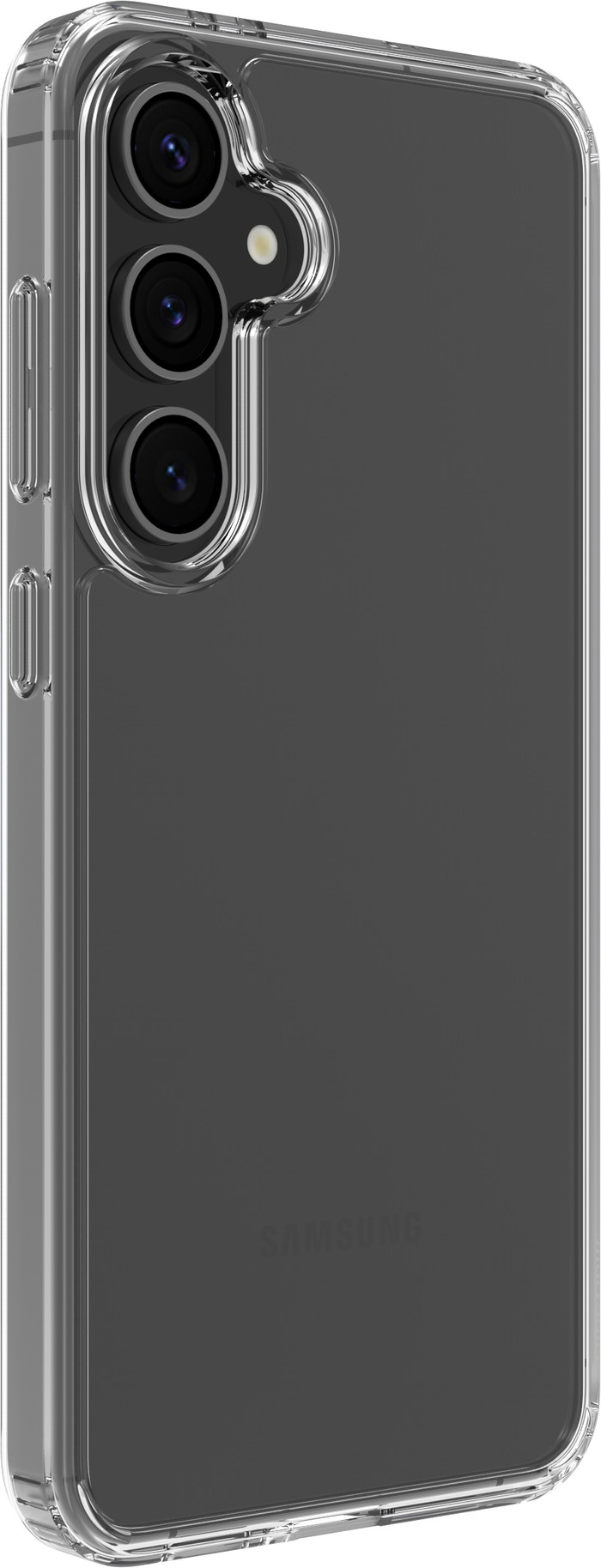 BlueBuilt Protective Back Cover Samsung Galaxy S24 FE Transparent left side