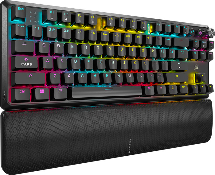 Corsair K70 CORE TKL Wireless Mechanisch Gaming Toetsenbord Qwerty linkerkant