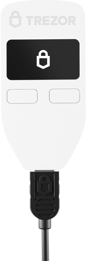 Trezor Model One - White detail