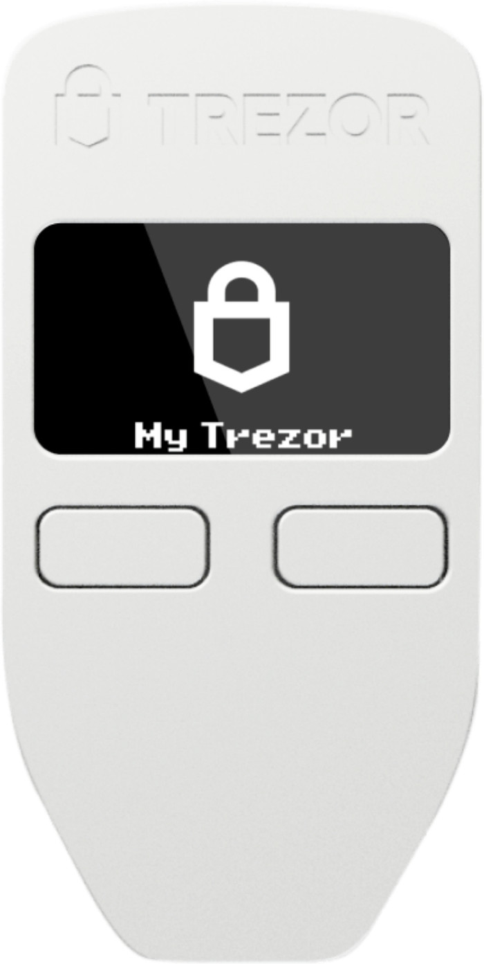 Trezor Model One - White voorkant