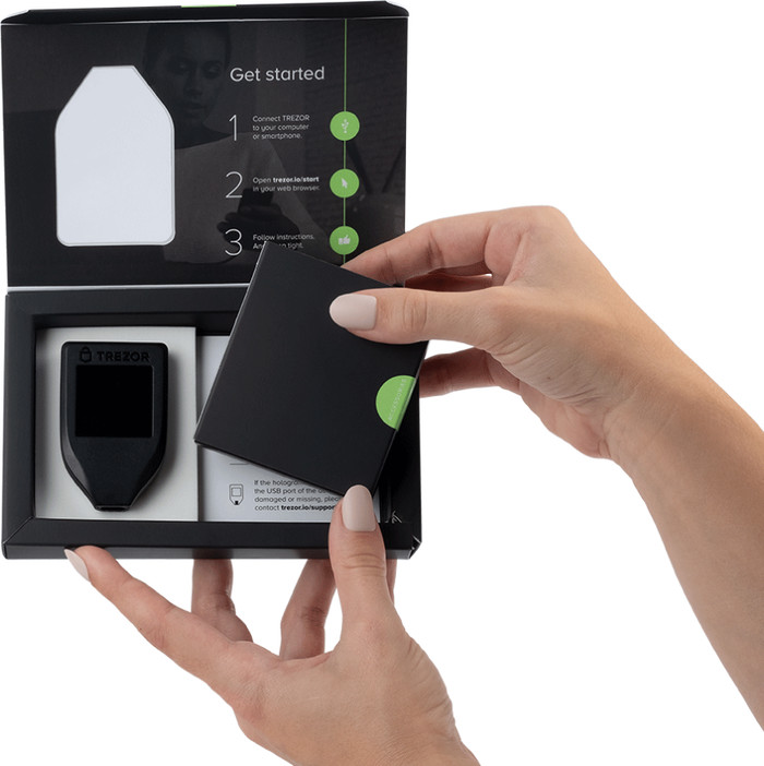 Trezor Model T emballage