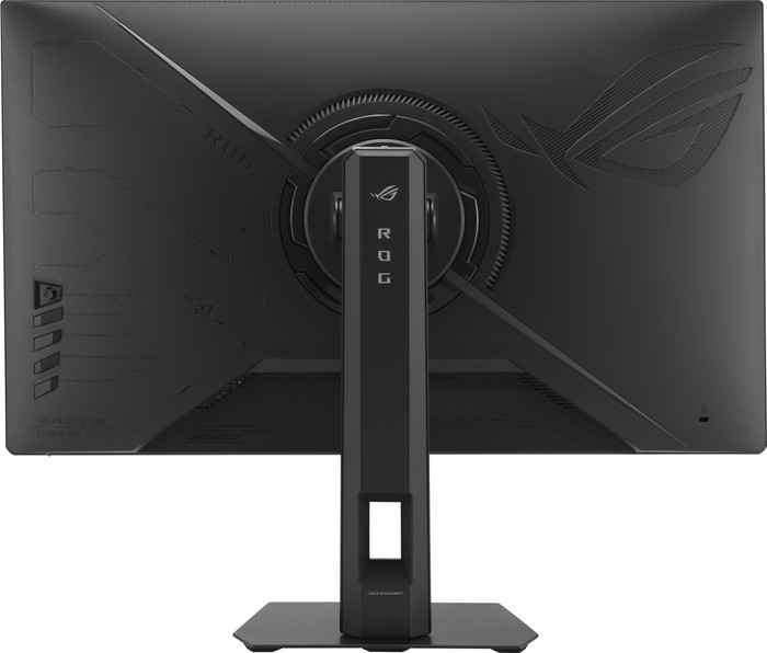 ASUS ROG Strix XG27UCSR achterkant