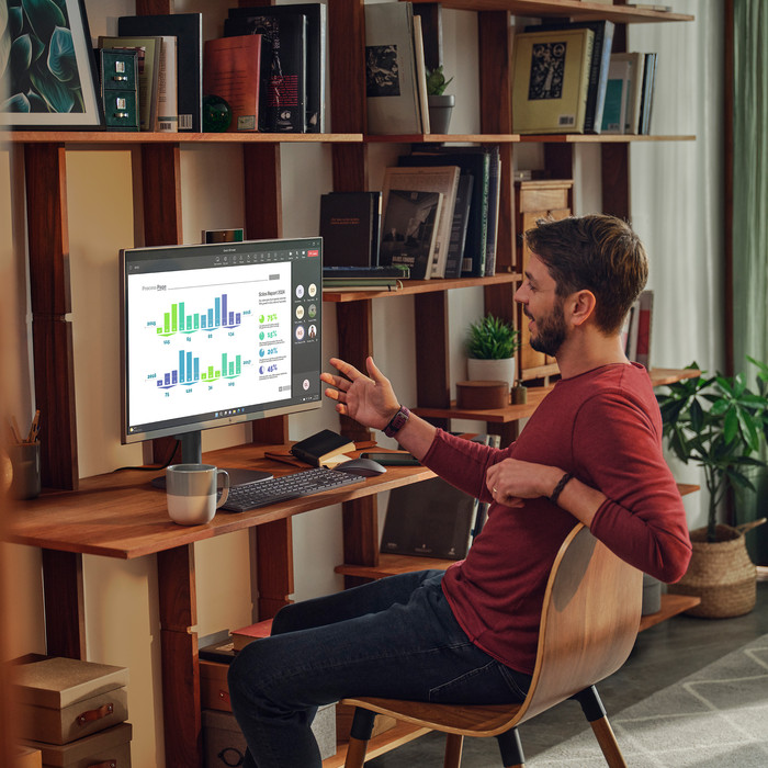 HP OmniStudio X 27-cs0950nd QWERTY product in gebruik