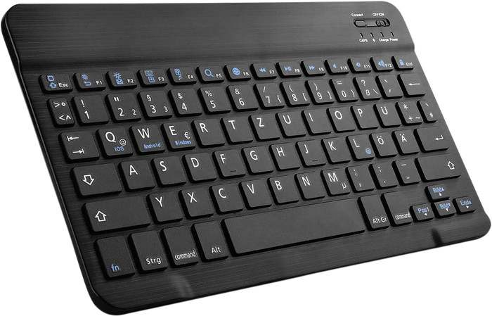 Just in Case Premium Lenovo Tab P12 Tastaturhülle QWERTZ Schwarz zubehör