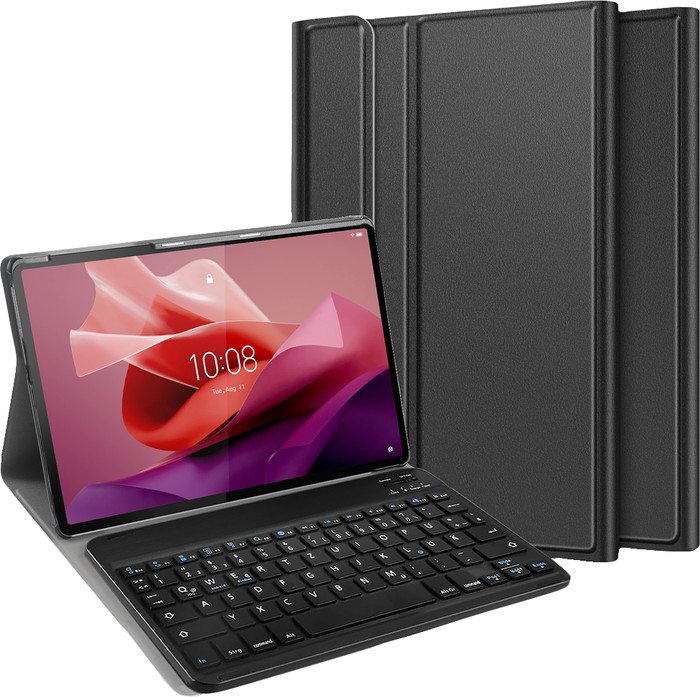 Just in Case Premium Lenovo Tab P12 Tastaturhülle QWERTZ Schwarz Main Image