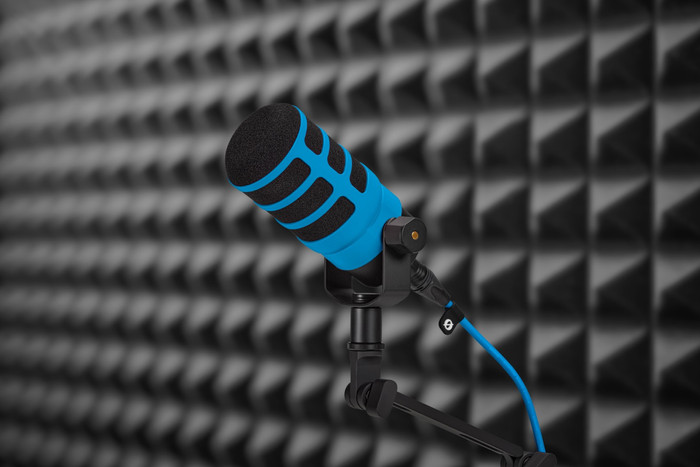 Rode WS14 Blauw product in gebruik