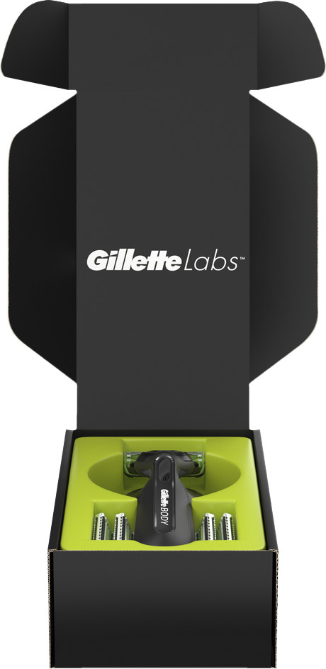 GilletteLabs Body + 8 Navulmesjes verpakking
